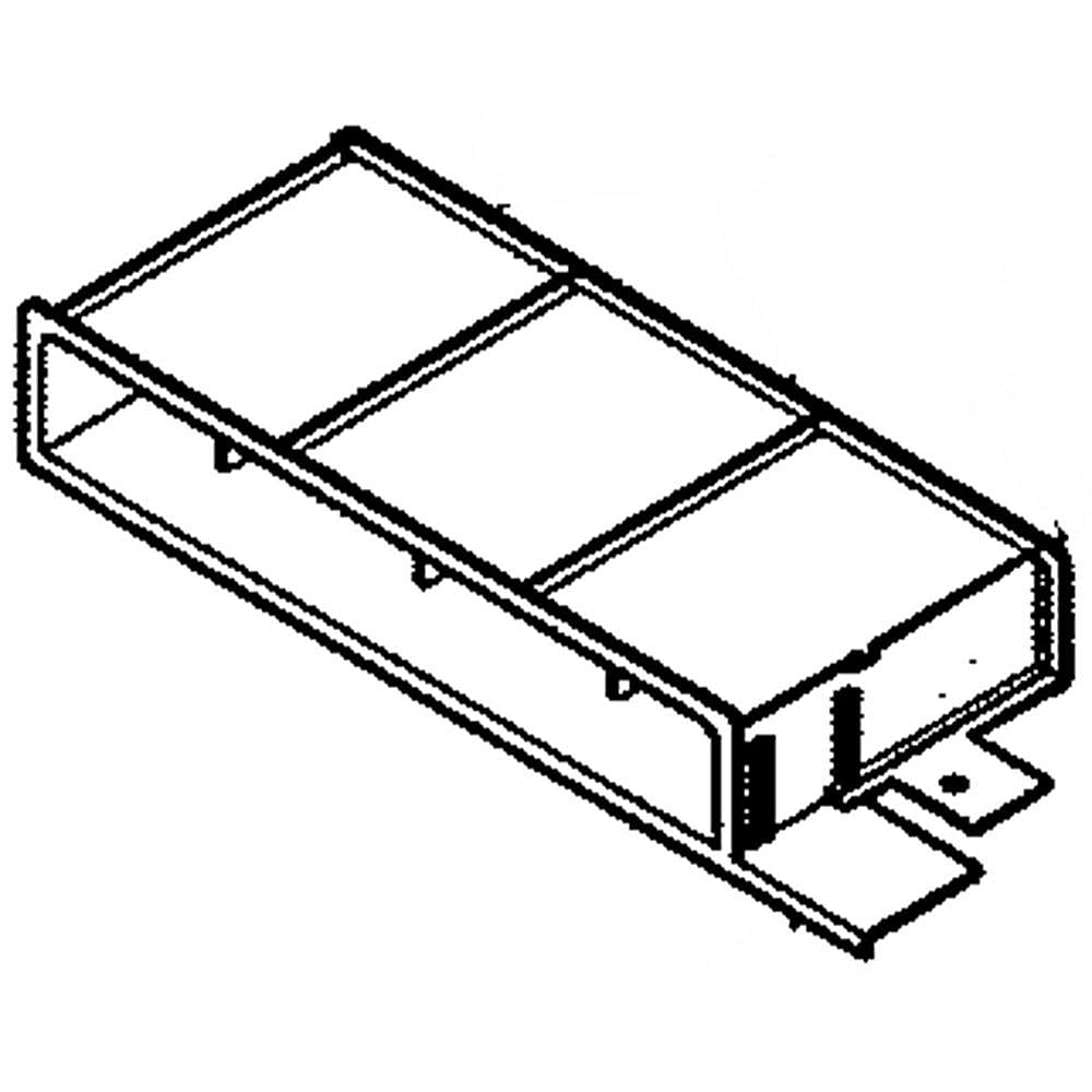Part #5239A20017A, Room Air Conditioner Cold Air Outlet Duct