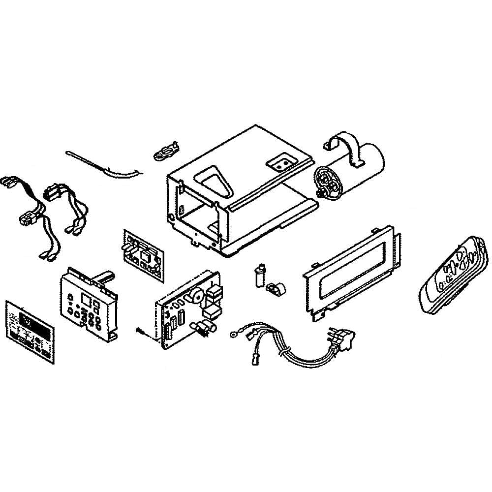 Room Air Conditioner Control Box Assembly