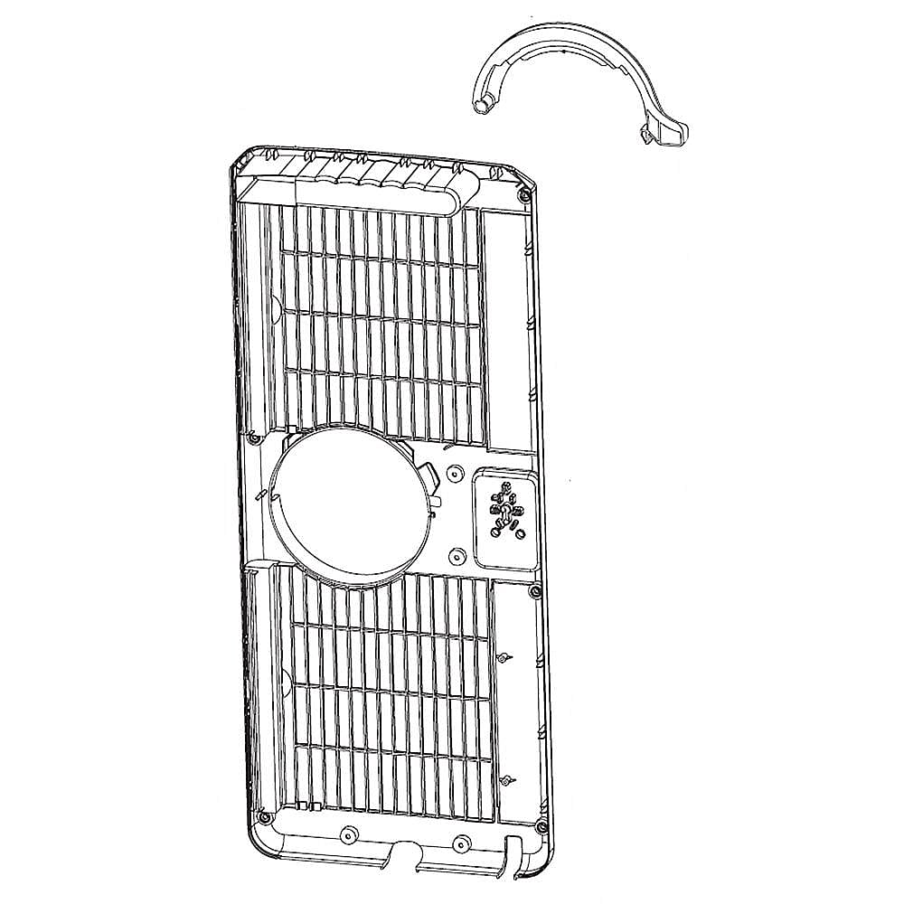 Part #cov30332708, Grille, rear, outsourcing
