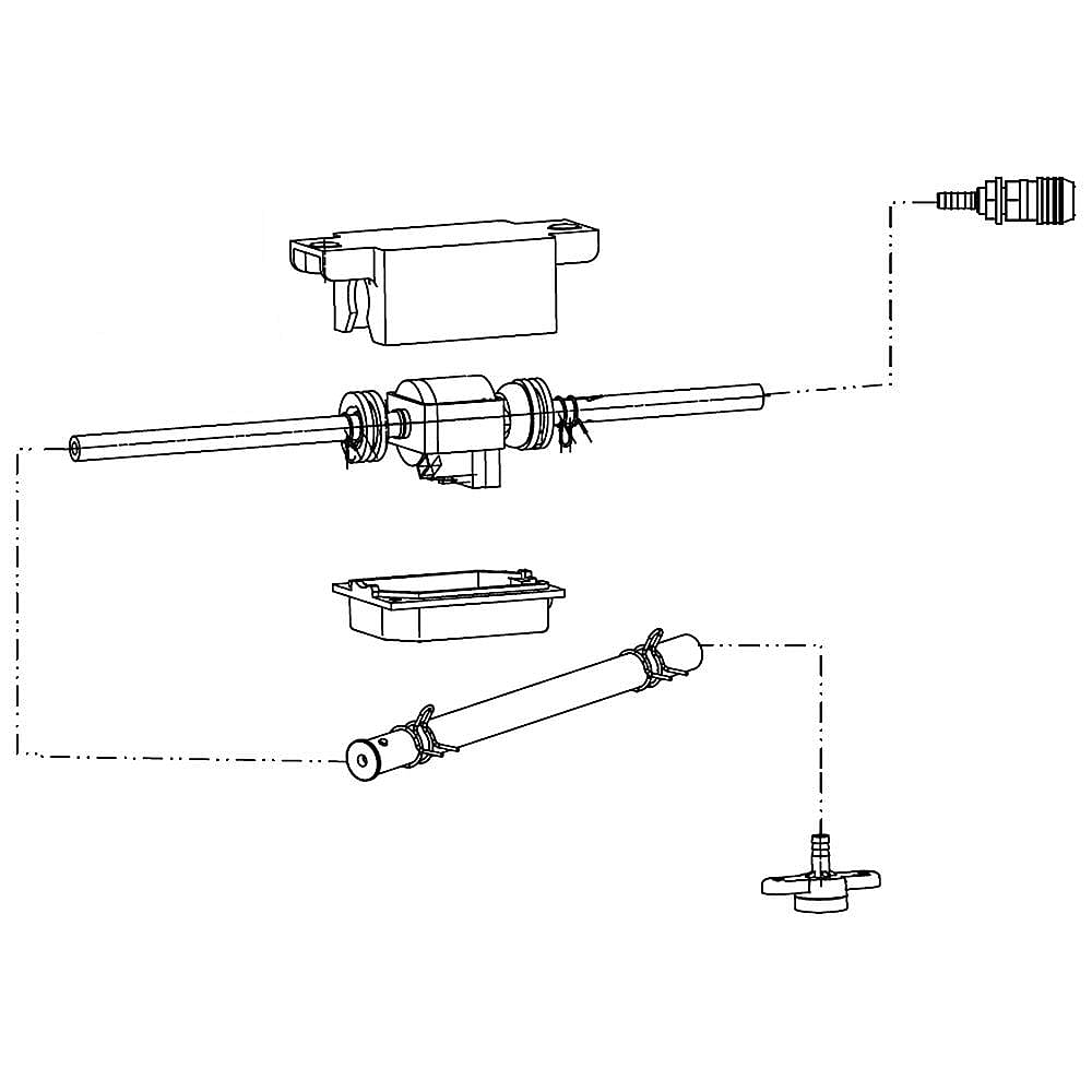 Part #cov30725901, Room Air Conditioner Water Pump / 8.00 x 7.00 x 6.00
