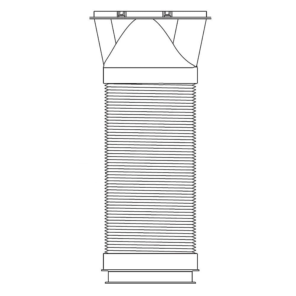 Part #cov32305701, Room Air Conditioner Exhaust Hose / 24.17 x 17.33 x 10.17