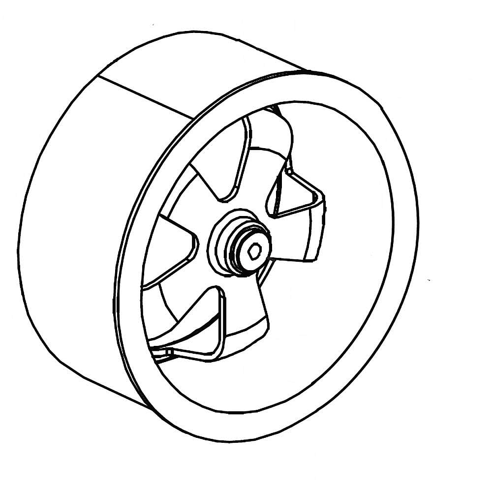 Part #cov33312902, Room Air Conditioner Condenser Fan Blower Wheel / 17.00 x 13.00 x 9.00