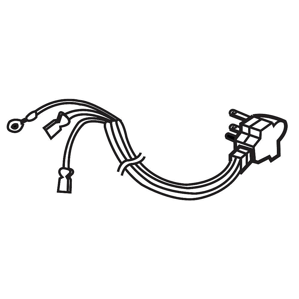 Part #ead63469512, Kenmore Elite Power Cord Assembly / 13.00 x 7.00 x 8.00