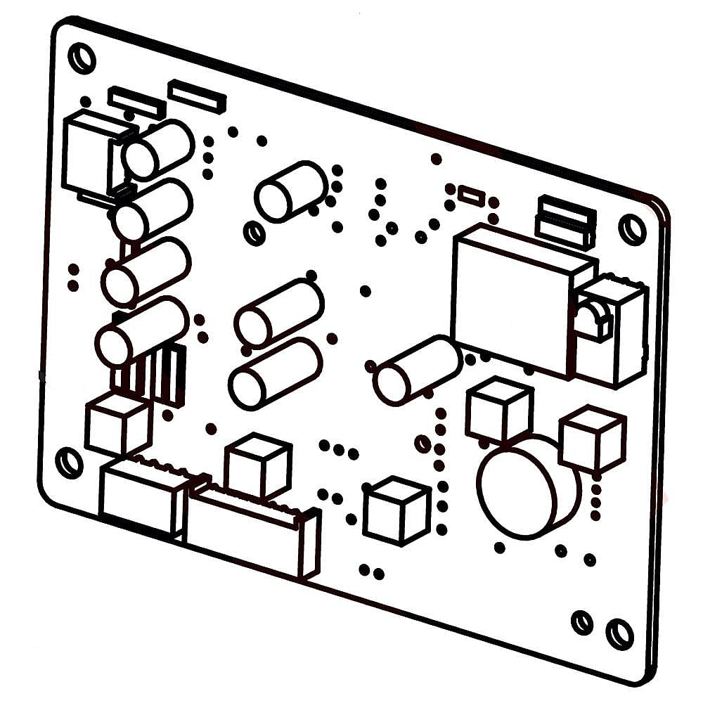 Part #ebr85844901, Lg Room Air Conditioner Electronic Control Board / 16.50 x 12.50 x 6.50