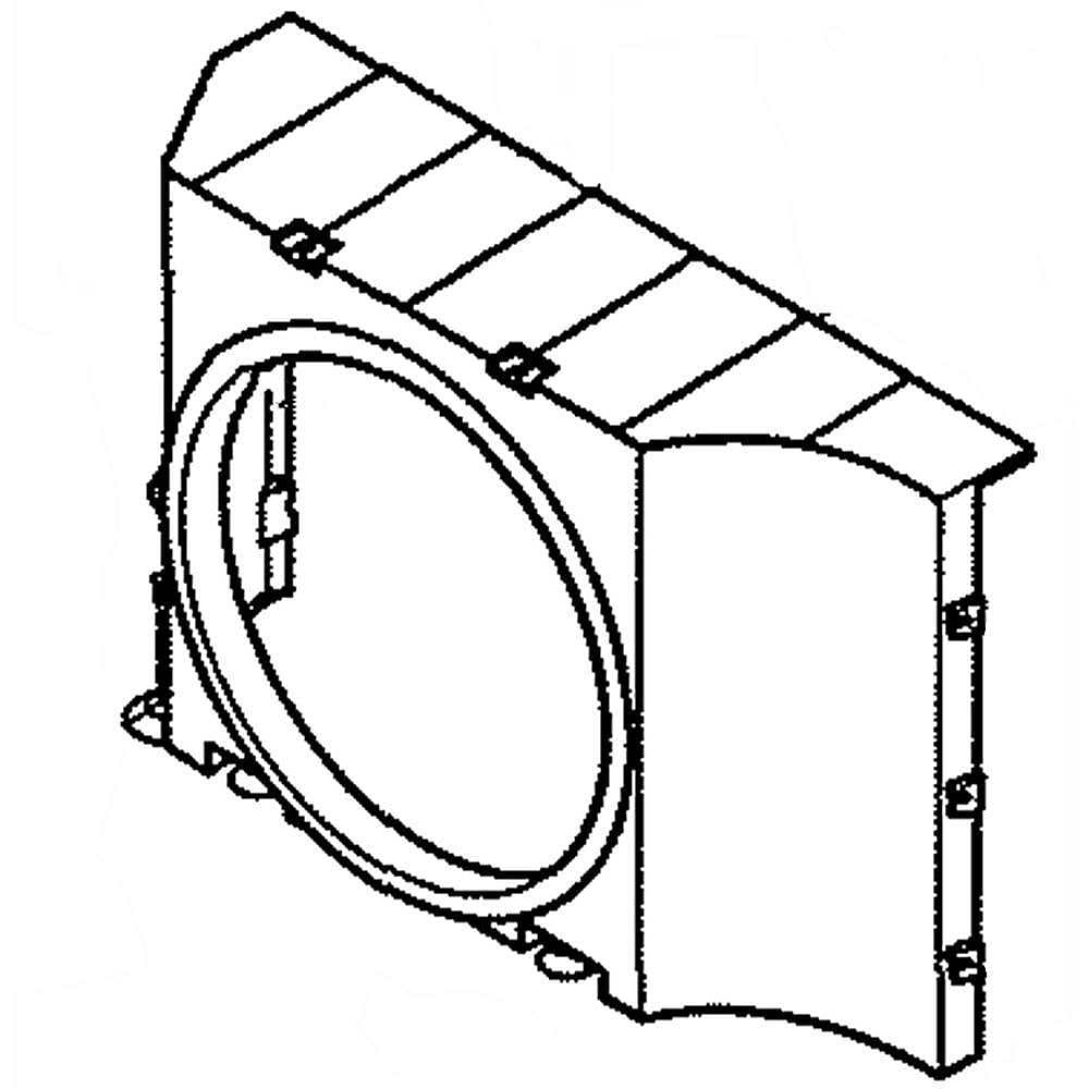 Part #4998A10020D, Shroud / 26.00 x 19.00 x 8.00