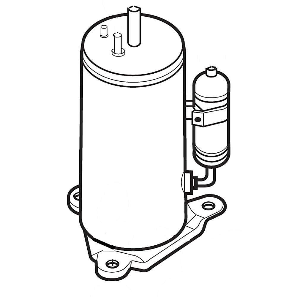 LG Part #tbz35878501, Central Air Conditioner Compressor | 12.00 x 11.00 x 17.00