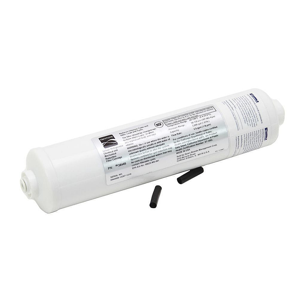 Part #3844609, Kenmore Refrigerator Inline Water Filter (Replaces 3844601, 3844602) / 13.00 x 9.00 x 4.50