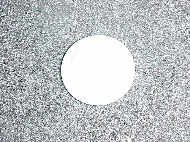 Part #7014979, Waterworks Plunger (White) / 9.00 x 6.00 x 0.25