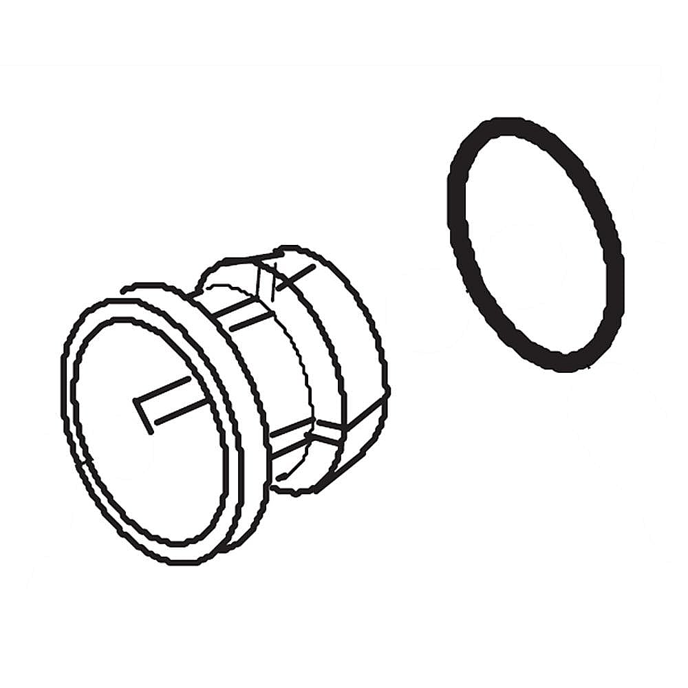 Part #7209574, Waterworks Reverse Osmosis System Storage Tank Fitting / 5.50 x 5.25 x 5.25