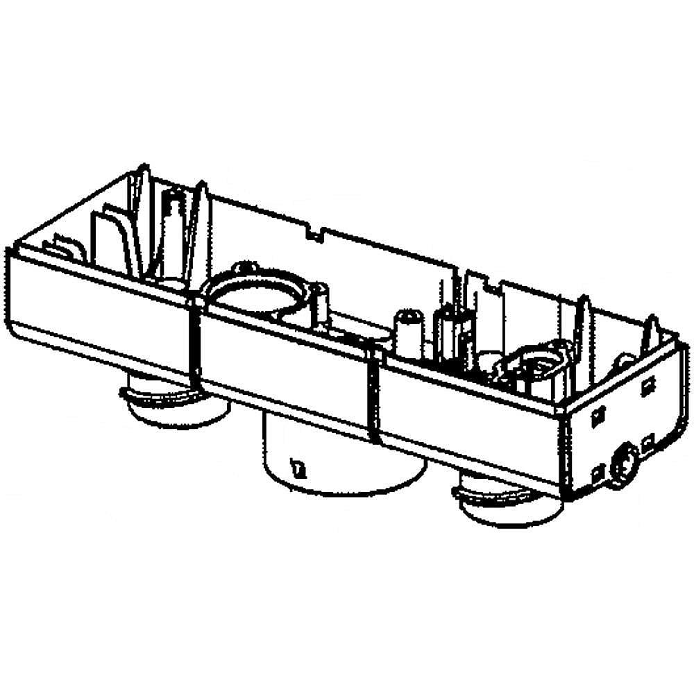 Kenmore Elite Part #7296521, Kenmore Reverse Osmosis System Manifold Assembly | 13.00 x 9.00 x 4.50