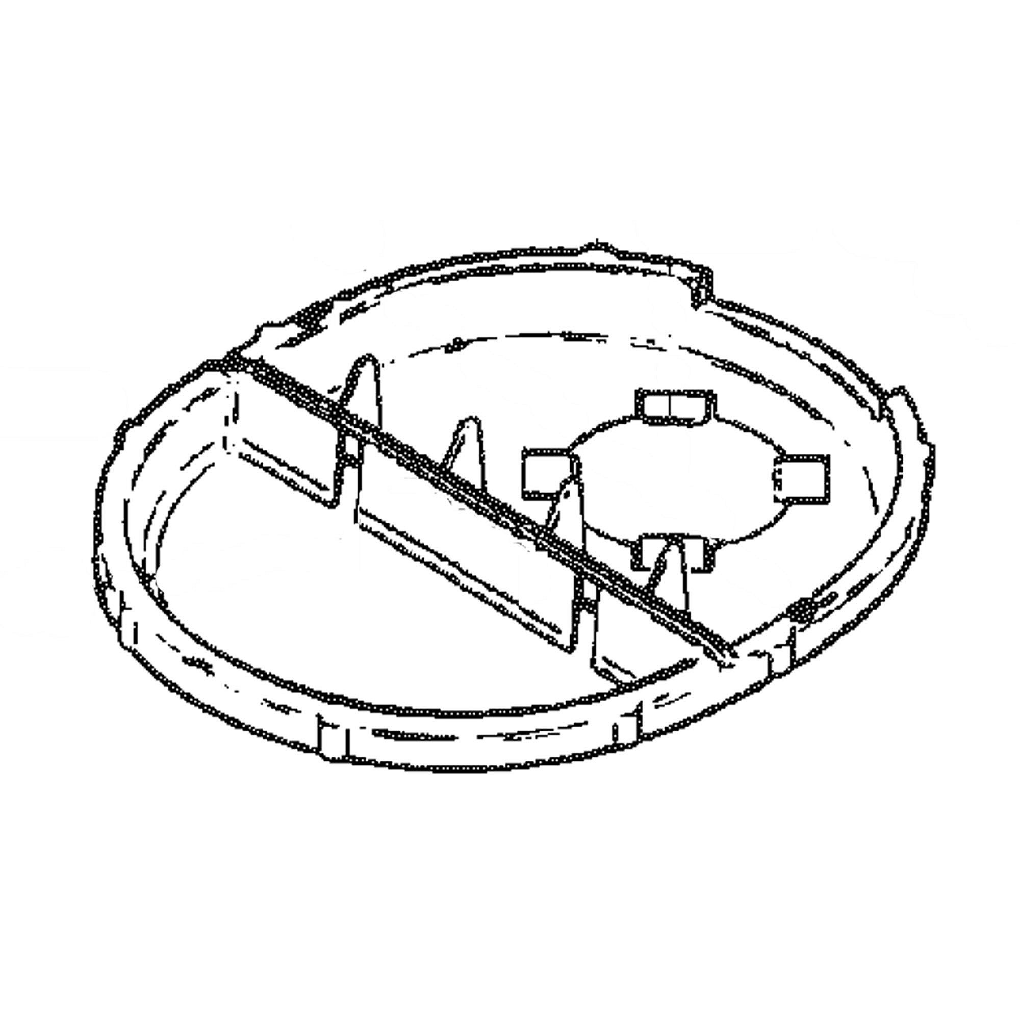 Kenmore Part #7325388, Rim | 21.00 x 21.00 x 12.50