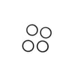 Ecodyne Water Softener O-ring, 4-pack 7337597