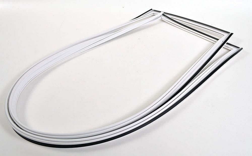 Part #2159074, Whirlpool Refrigerator Freezer Door Gasket (Mist Beige) (Replaces 2159078, 2171178, 2177289, 2181890, / 72.00 x 21.00 x 1.50