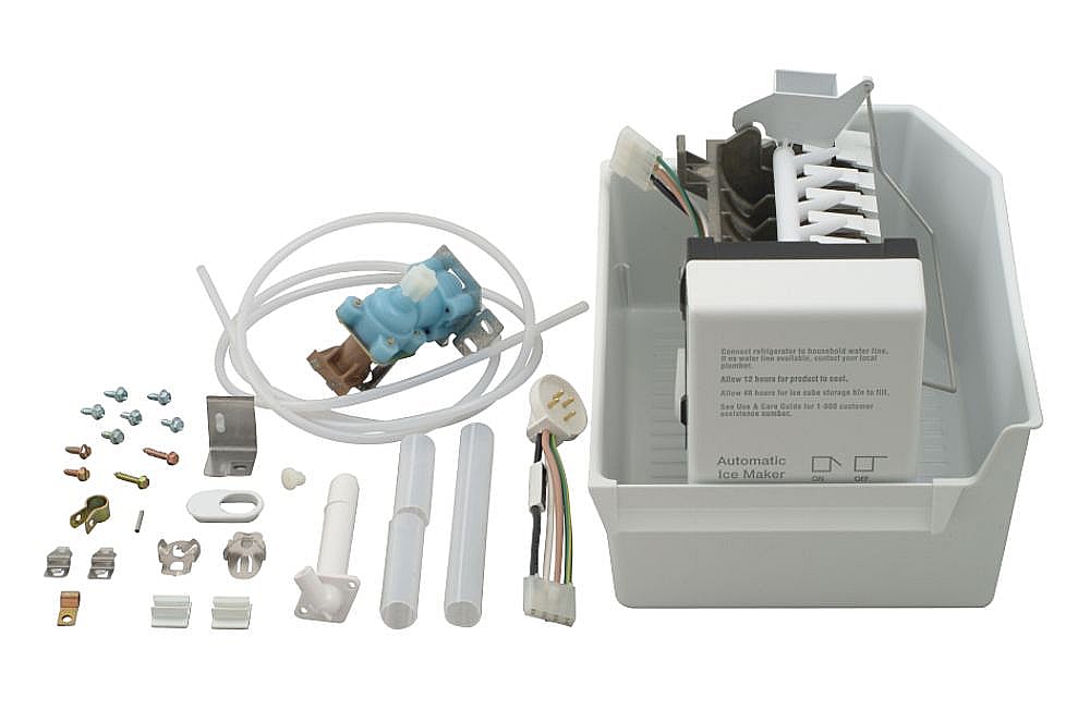 Part #1129313, Refrigerator Ice Maker Assembly (Replaces 1118554, 1129312, 1129314) / 13.82 x 10.13 x 10.94