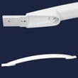 Refrigerator Door Handle (white) for Whirlpool EB2SHKXVQ03 - Part 12691001W