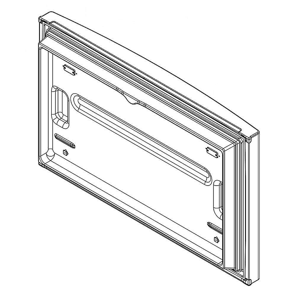 Refrigerator Freezer Door Assembly (Black)