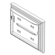 Refrigerator Freezer Door Assembly (black) for KitchenAid KBFS22EWMS1 - Part 12977869BQ