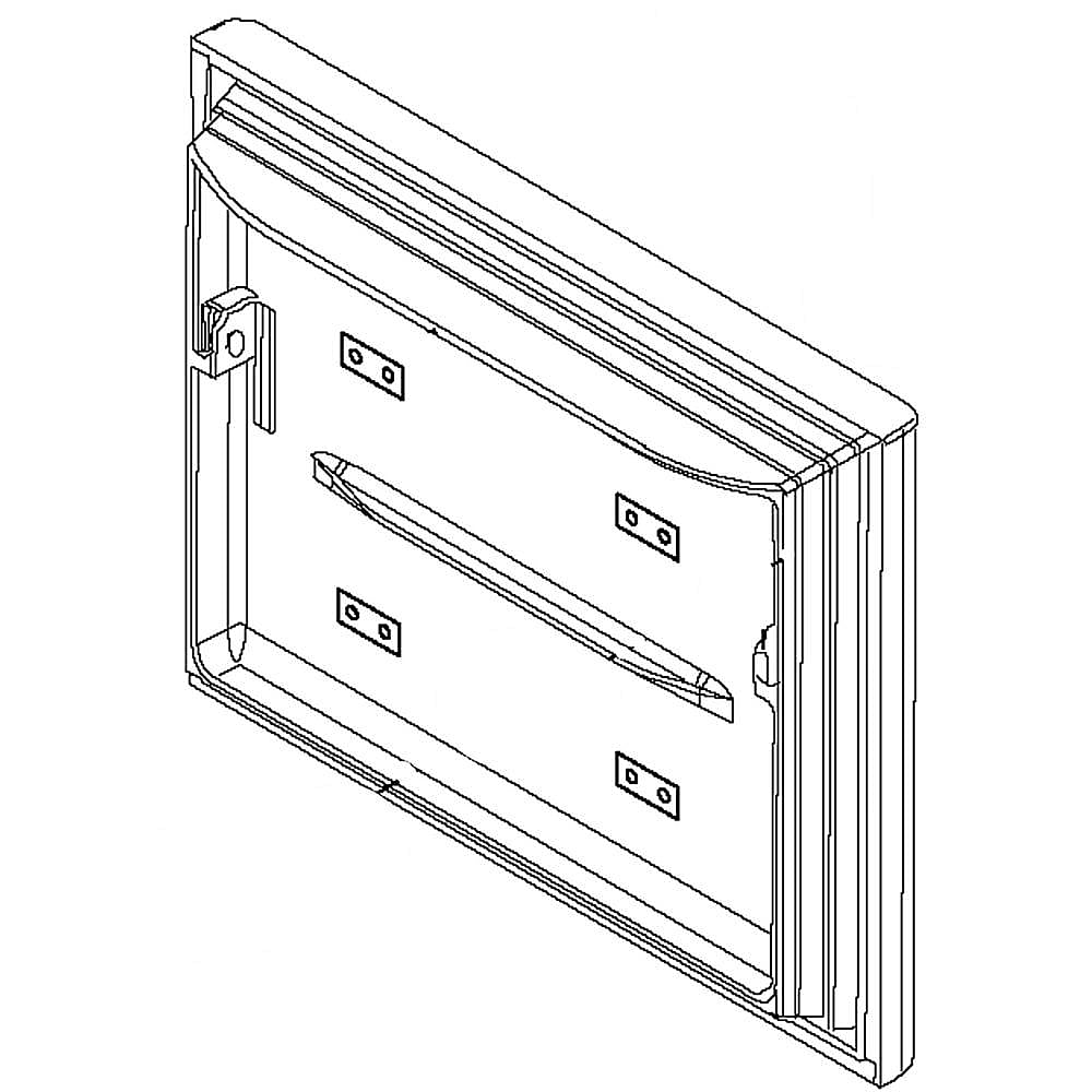 Part #12977869Sq, Refrigerator Freezer Door Assembly / 37.25 x 28.12 x 10.00