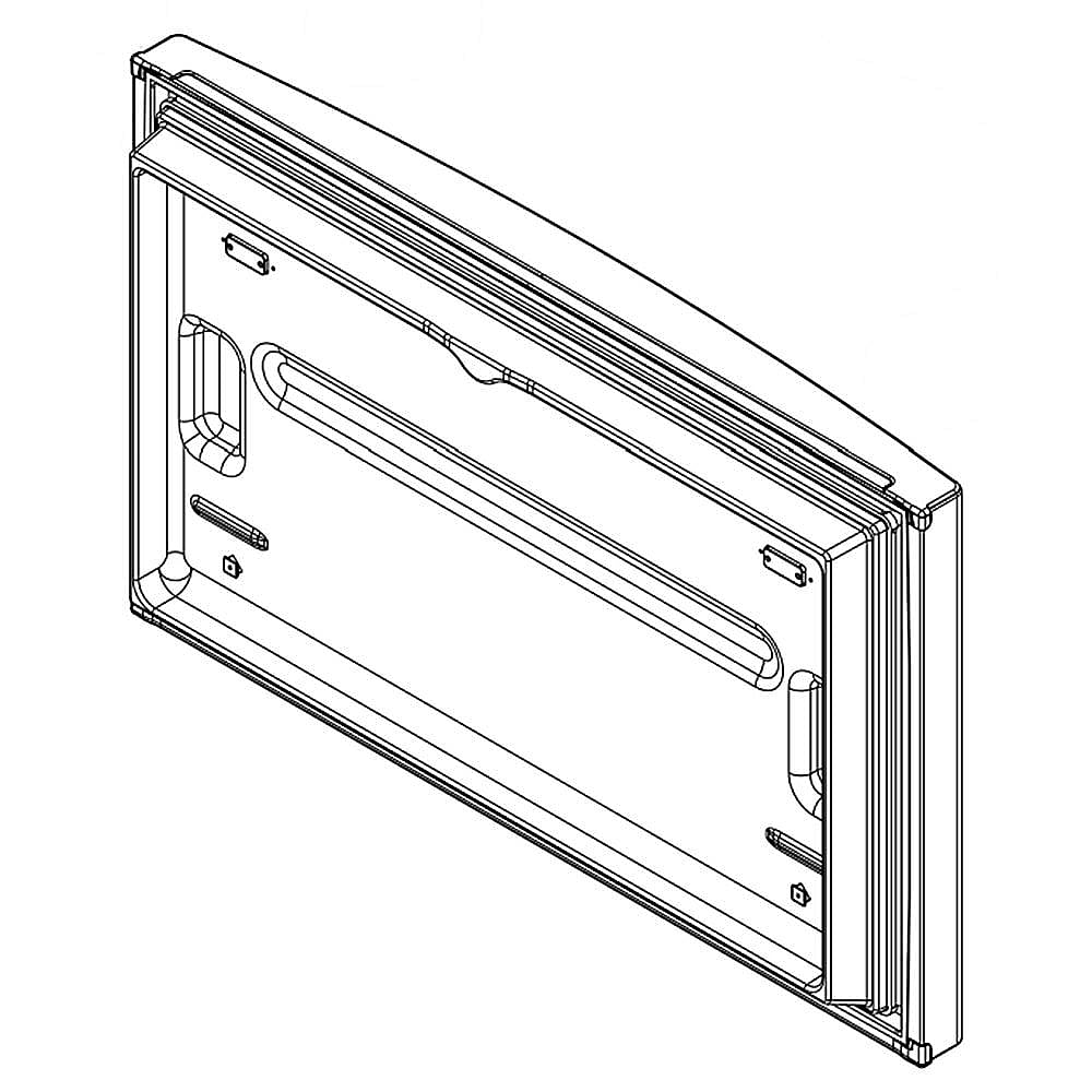 Part #12977869Wq, Refrigerator Freezer Door Assembly (White) (Replaces 12977821Wq, 12977869W) / 37.00 x 28.00 x 10.00