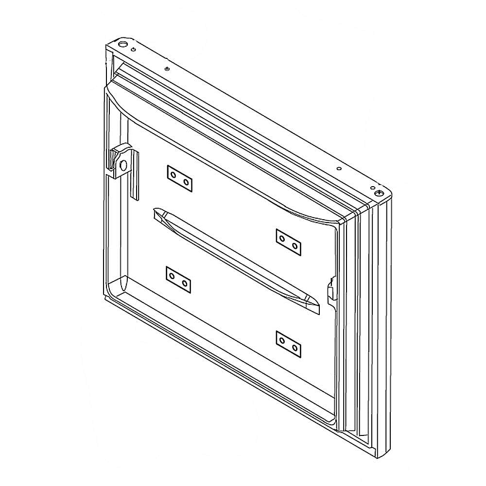 Part #13092230Qq, Refrigerator Freezer Door Assembly (Bisque) / 24.00 x 24.00 x 24.00