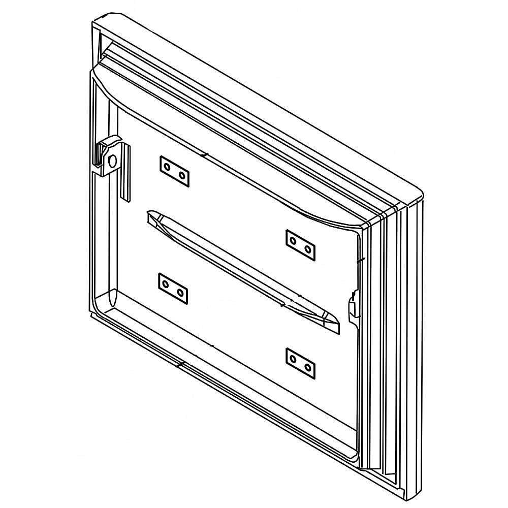 Part #13094917Sq, Refrigerator Freezer Door Assembly (Replaces 13094917S) / 36.00 x 24.38 x 12.50