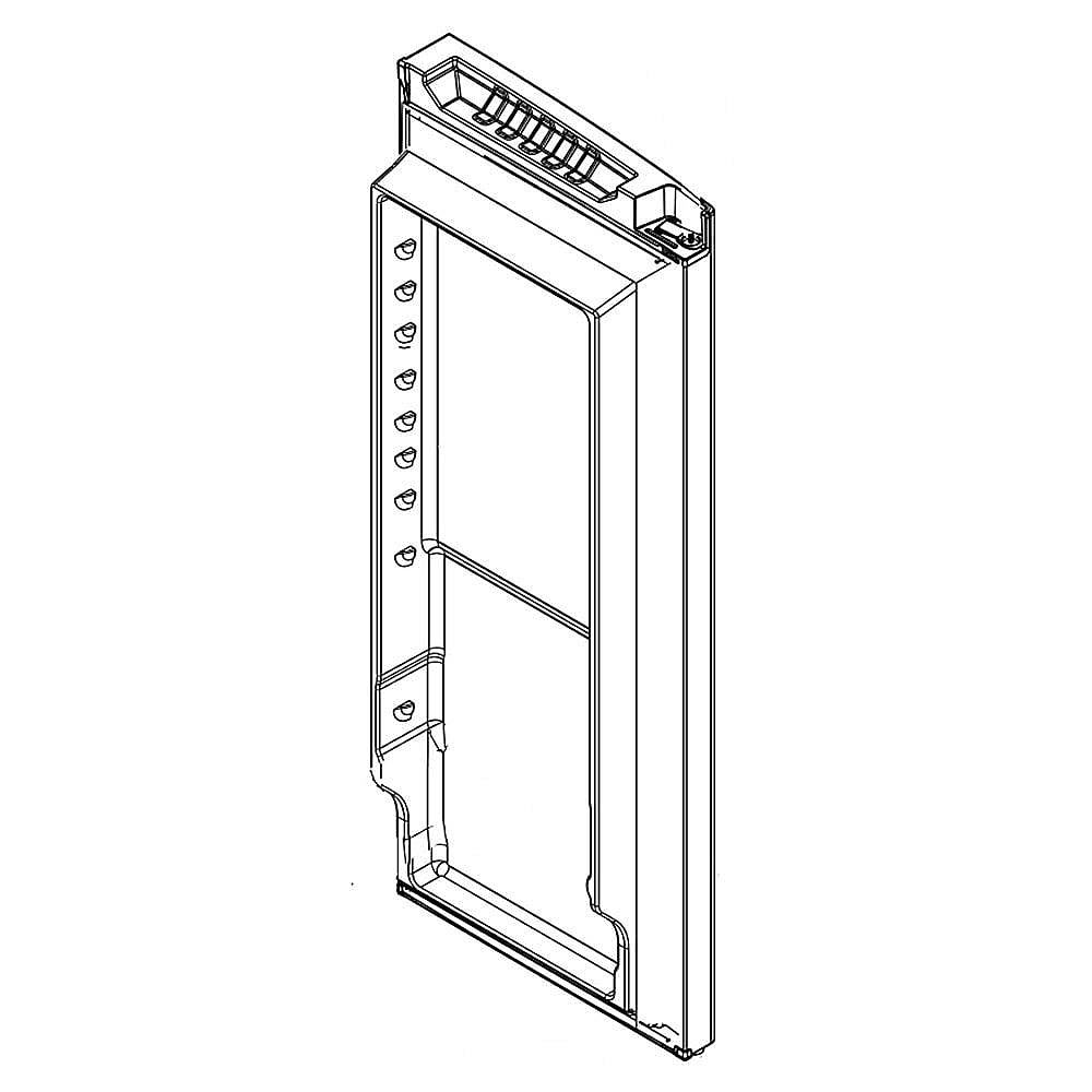 Part #13107886Wq, Refrigerator Door Assembly, Left (White)
