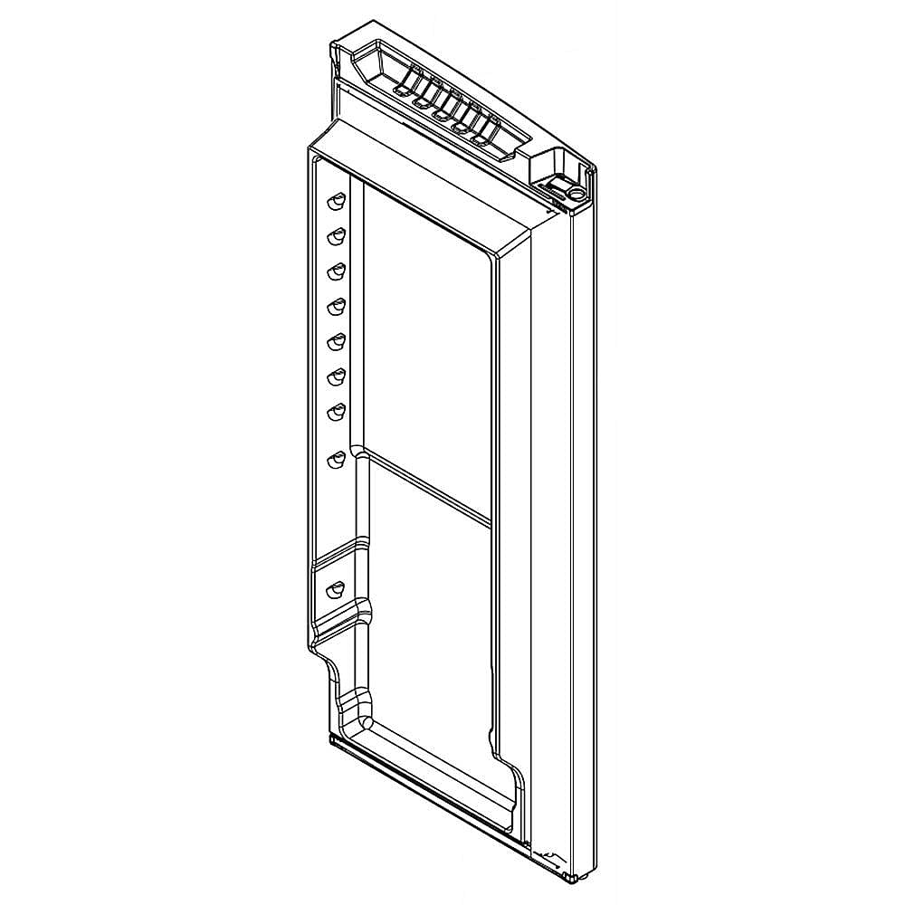 Part #13107888Sq, Refrigerator Door Assembly, Left (Stainless) (Replaces 13107888S) / 48.50 x 21.50 x 10.00