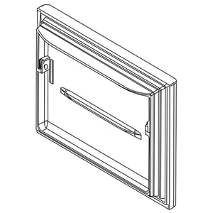 Refrigerator Freezer Door Assembly (stainless) (replaces 13092274sq, 13109217s) 13109217SQ