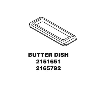 Refrigerator Butter Tray 214704
