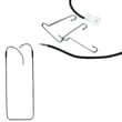 Refrigerator Evaporator Defrost Heater for KitchenAid KSRB22QABL10 - Part 2161322
