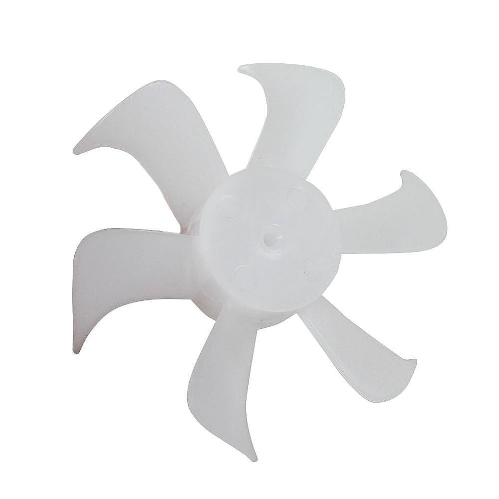 Part #wp2163777, Refrigerator Evaporator Fan Blade (Replaces 2163777) / 4.50 x 4.75 x 3.63