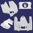 Refrigerator Evaporator Fan Motor Bracket for KitchenAid KSRB22FTBX00 - Part W11254898