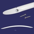 Refrigerator Door Handle for KitchenAid KSRA25KKBL02 - Part 2188635T