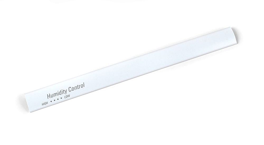 Part #wp2195341, Refrigerator Crisper Drawer Cover Trim / 12.50 x 1.12 x 0.50