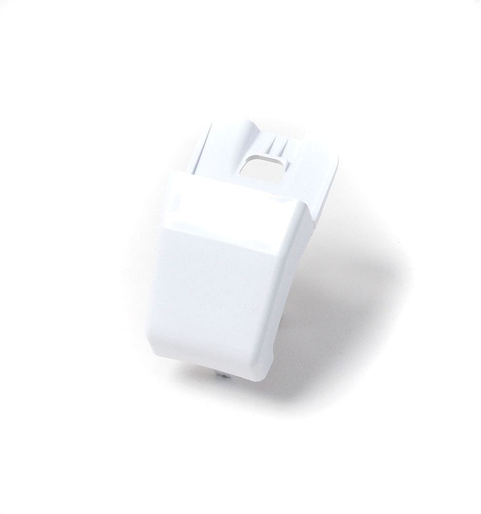 Photo of GE Part #wp2195917K, Refrigerator Door Shelf Rail End Cap | 4.25 x 2.37 x 2.00 from Repair Parts Direct