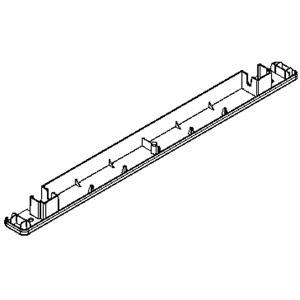 Part #w11413461, Endcap, Door (Black) / 17.00 x 1.75 x 1.75