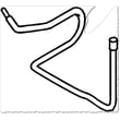 Refrigerator Refrigerant Suction Line for Kenmore 10649212700 - Part 2220642