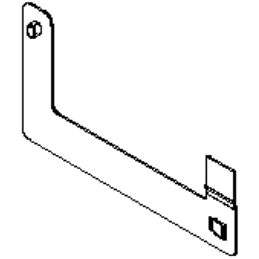 Part #2223339, Refrigerator Slide / 8.00 x 4.00 x 0.30