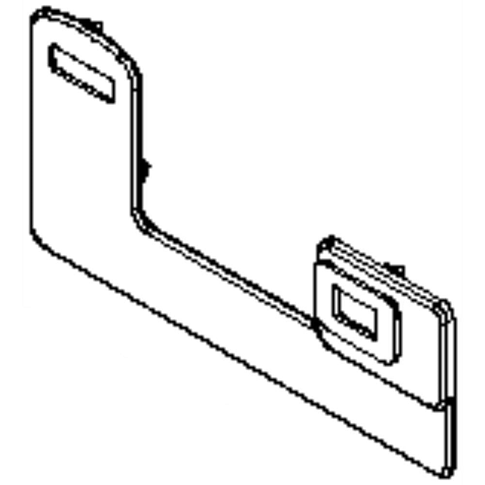 Part #2223524, Refrigerator Escutcheon / 4.10 x 9.50 x 4.25