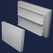 Freezer Door Assembly (white) for Whirlpool ET8WTKXVB00 - Part 2265990W