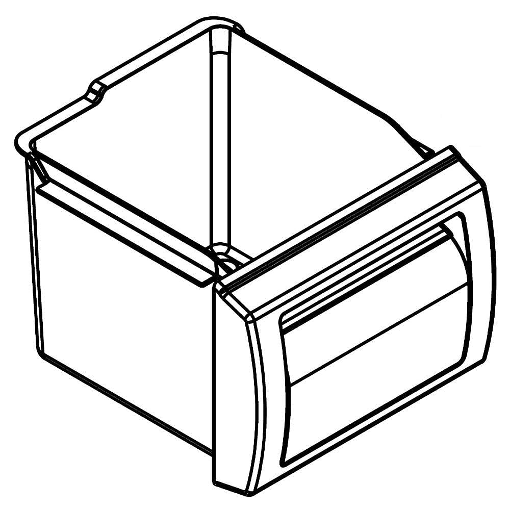 Part #2266931, Maytag Refrigerator Ice Bin / 13.50 x 11.00 x 16.50