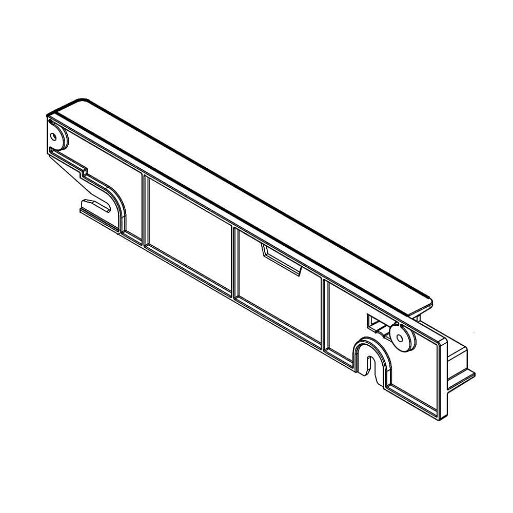 Part #2301290, Refrigerator Freezer Drawer Slide Rail, Left / 12.50 x 2.12 x 1.12