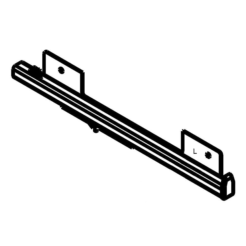 Part #2302954, Maytag Refrigerator Deli Drawer Slide Rail, Left / 11.50 x 0.75 x 1.50