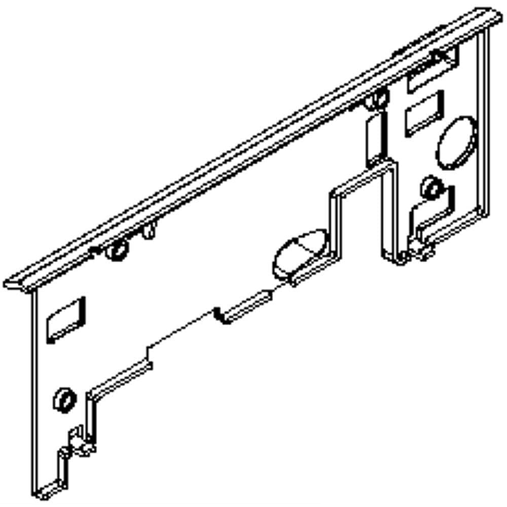 Part #2305219, Refrigerator Dispenser Control Board Cover / 8.30 x 3.90 x 0.50