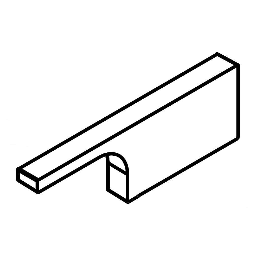 Part #2309282, Refrigerator Duct Air Deflector / 10.00 x 3.00 x 10.00