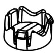 Refrigerator Cover for KitchenAid KBFO42FTX03 - Part 2317078