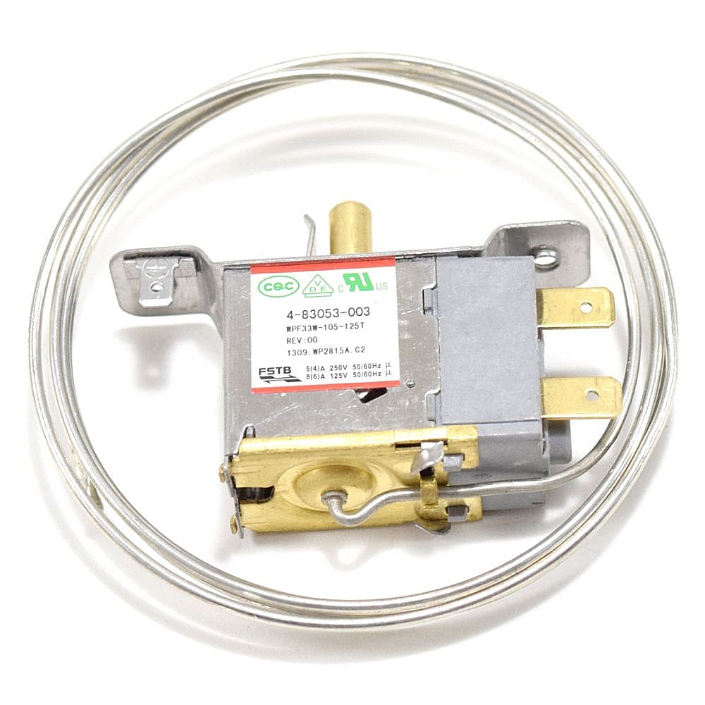 Part #wp4-83053-003, Freezer Temperature Control Thermostat / 4.75 x 4.25 x 5.88