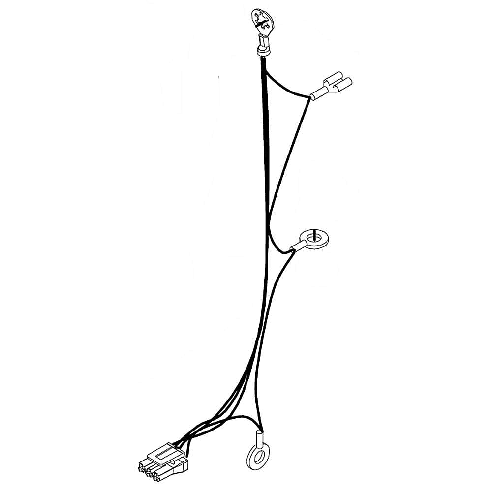 Part #4344877, Whirlpool Wire Harness / 4.00 x 1.00 x 1.00