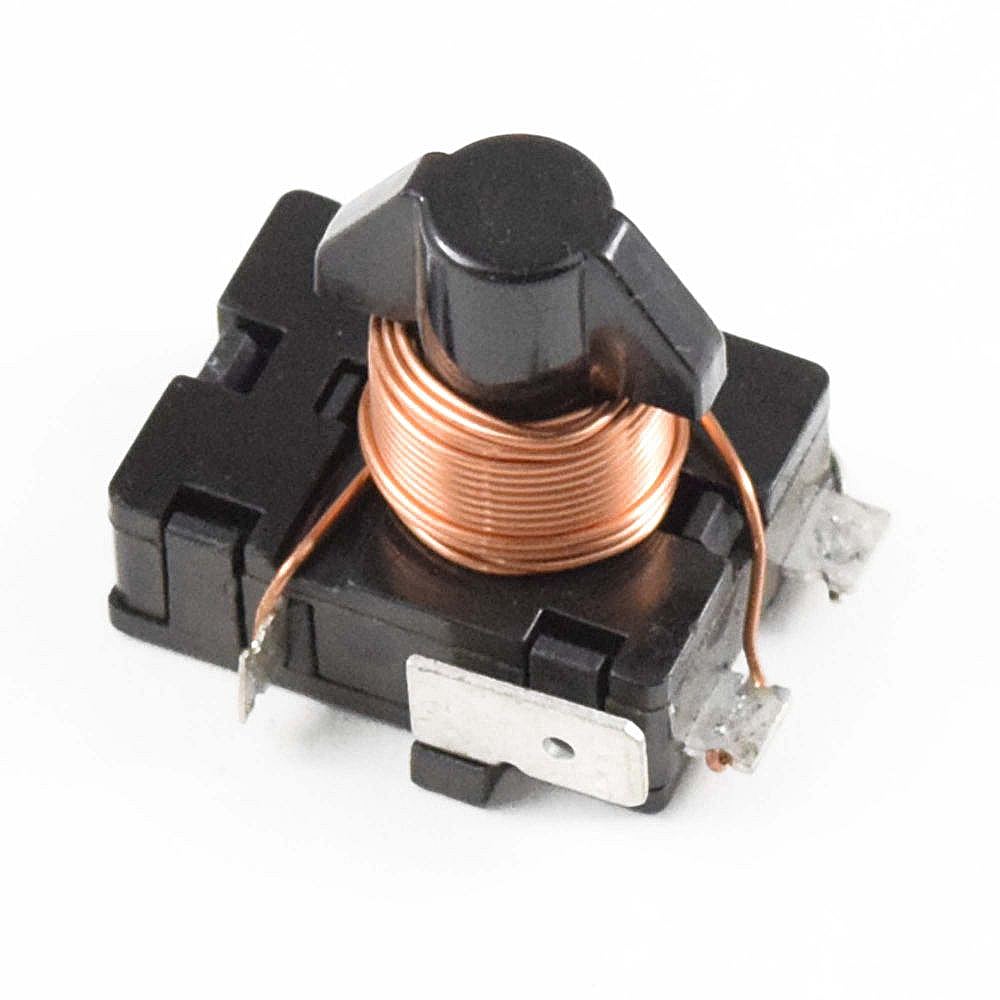 Part #4356716, Roper Freezer Compressor Start Relay (Replaces 2-35181-006, 68001356) / 1.25 x 1.25 x 1.38