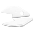 Refrigerator Fan Shroud Air Diverter, Left for Maytag MSF25D4MDM00 - Part 4388358
